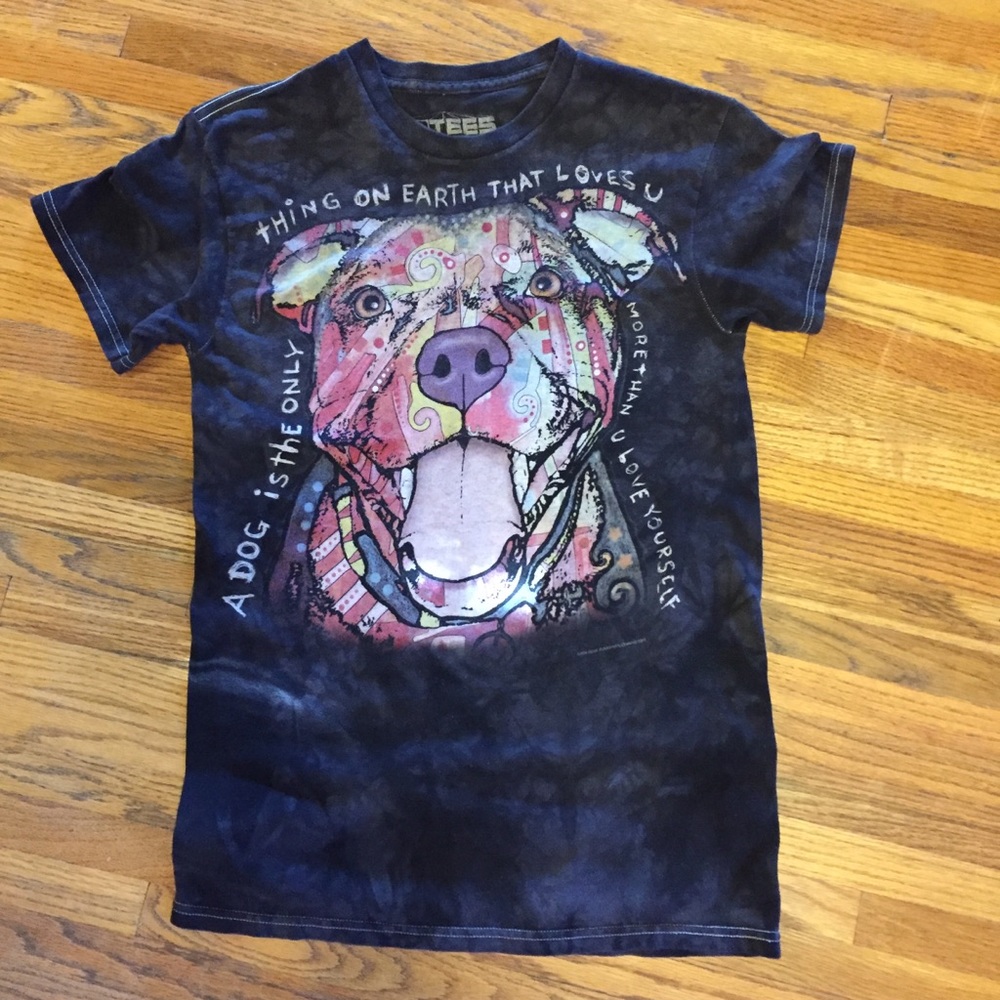 Dog love, graphic tee, tie dye, dog mom